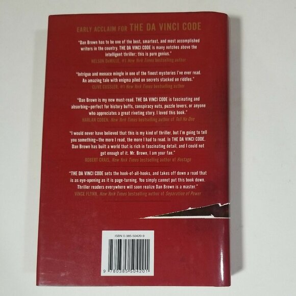 The Da Vinci Code by Dan Brown (2003, Hardcover) - Picture 4 of 5